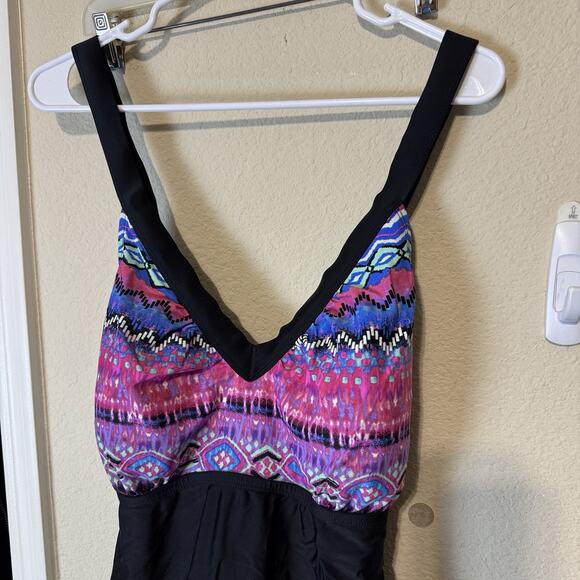 Swimsuits for All Swim Dress Sz 16 bathing suit modest Shore Club One Piece - Picture 2 of 6